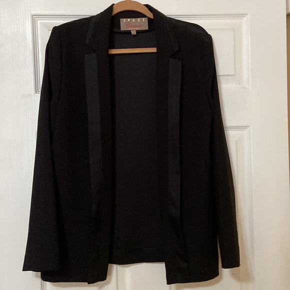 Space Couture Open Front Tuxedo blazer Size 44 - Picture 3 of 11